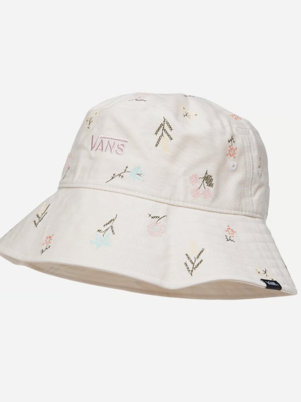 VANS Embroidery Micro Floral Bucket Hat - Unisex, M/L, flower pattern spring